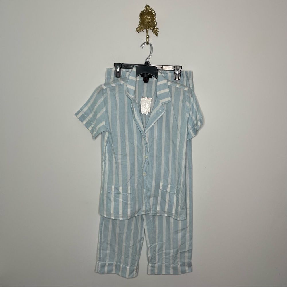 J.Crew Striped Sleep Short Sleeve Pajamas XS